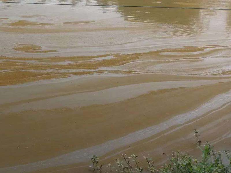 重金屬超標(biāo)的水質(zhì)